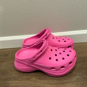 Platform crocs